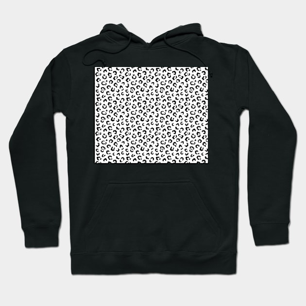 Modern Animal Skin Pattern Leopard Hoodie by Lemonflowerlove